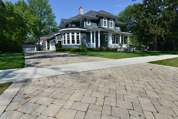 Residential Paver Driveway in Malta, IL